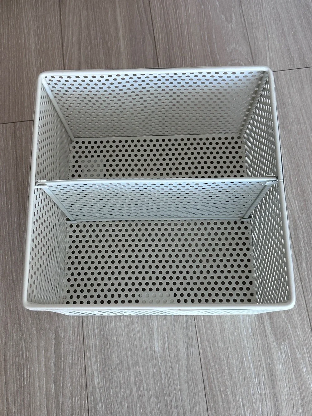 NEAT Method Perforated Steel 10” Basket - Pantry, Office, Kitchen